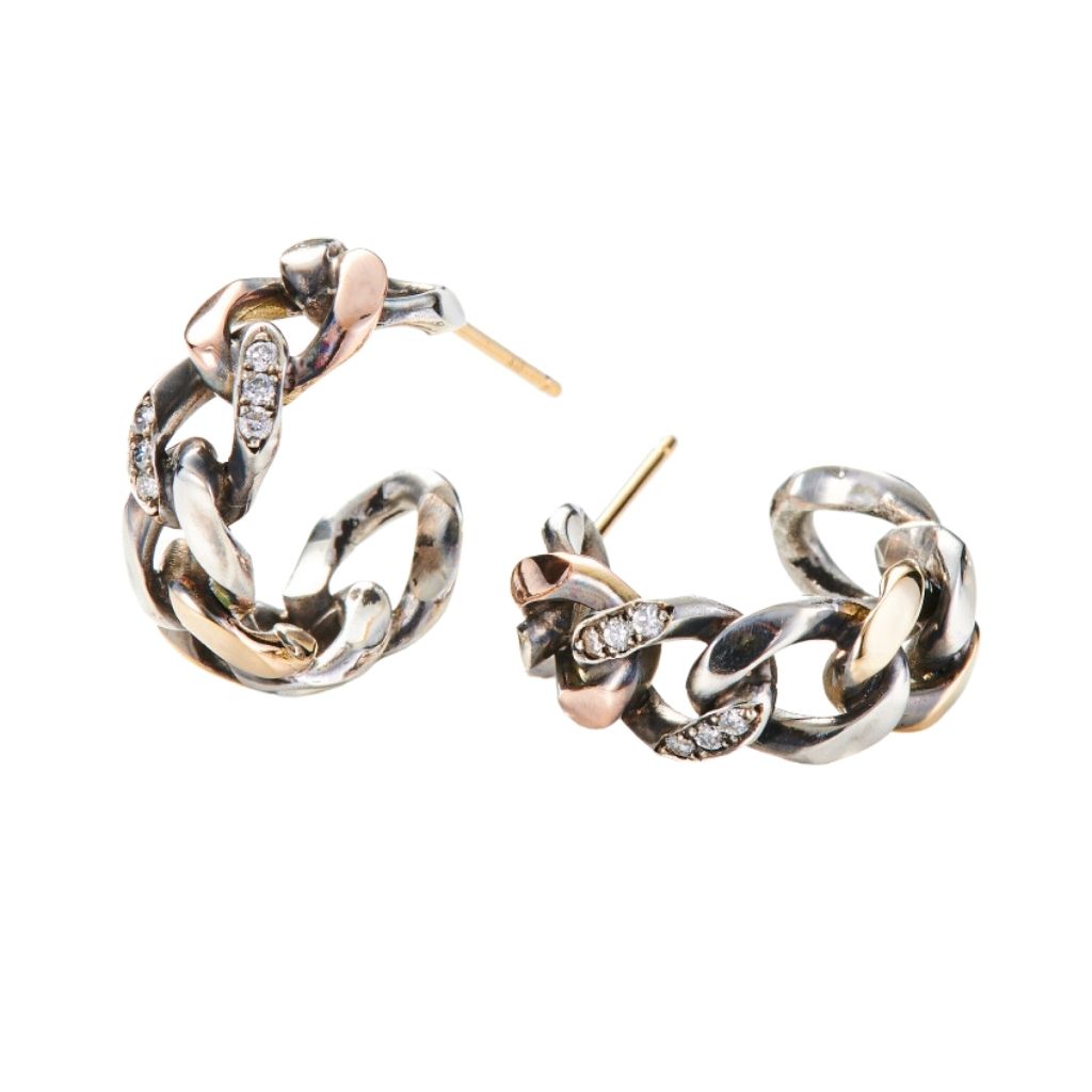 MASANA - Chain Motif Single Earring, buy at DOORS NYC