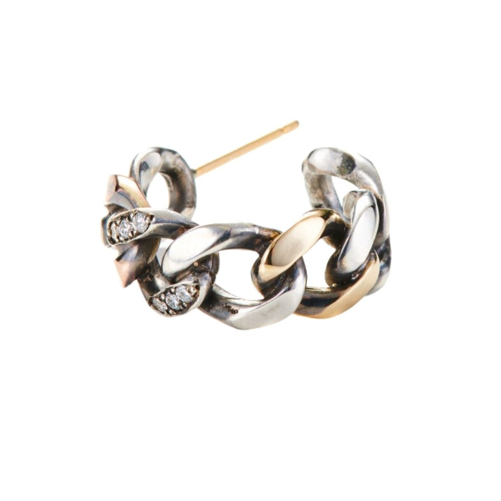 MASANA - Chain Motif Single Earring, buy at DOORS NYC