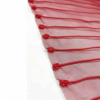 Red Marmaid Structured Gown