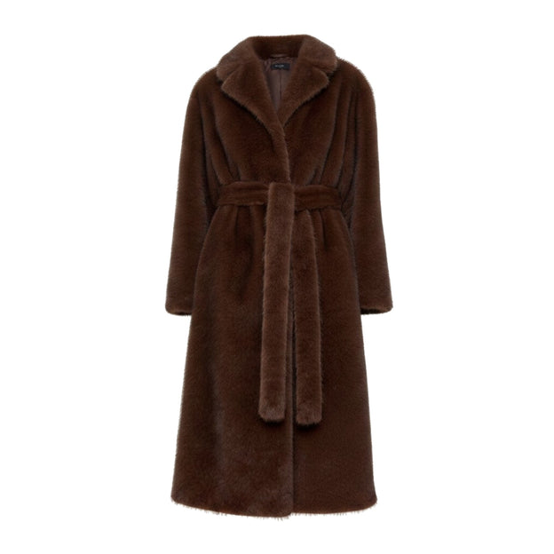 Alissa Faux Mink Fur Coat