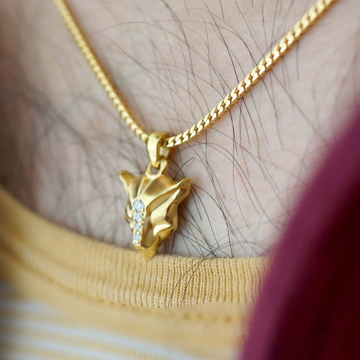 ZHUO - Ferox Pendant Gold, buy at DOORS NYC