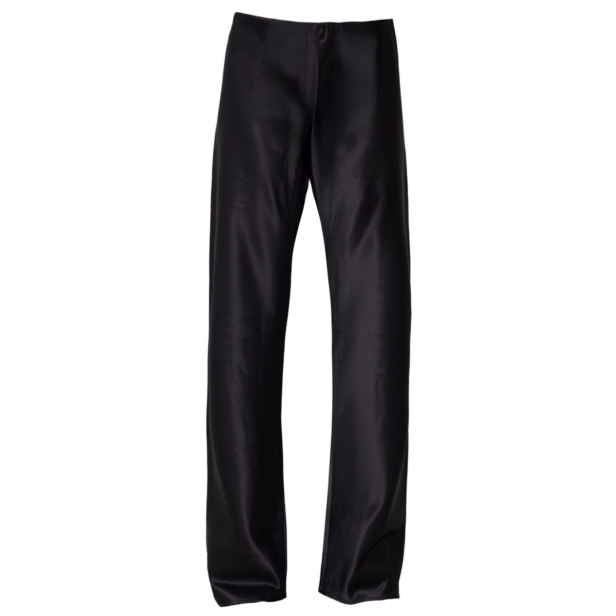Olivette Satin Pants | Black