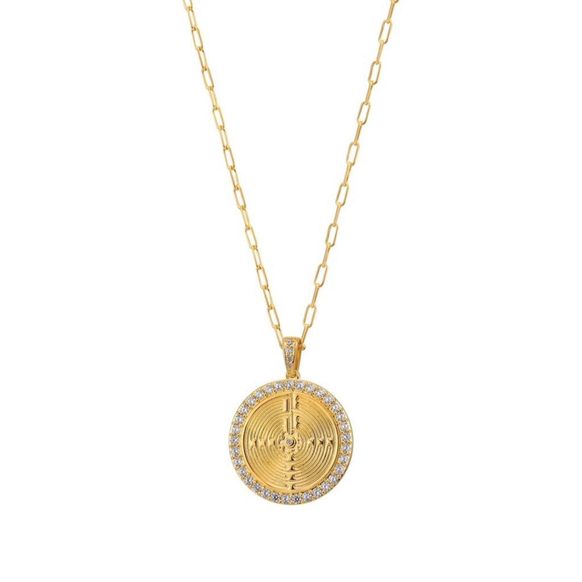 ZEPPLIN THE LABEL - Sanctum Necklace | Gold, buy at DOORS NYC