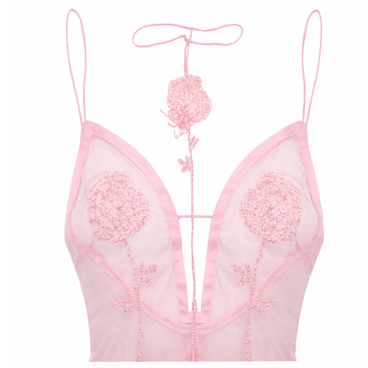 Rose Sheer Top | Pink