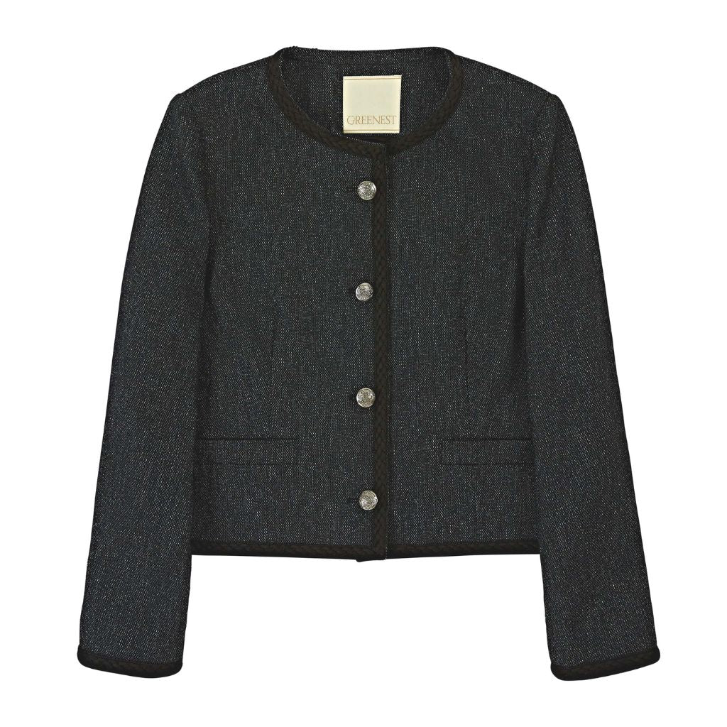 GREENEST - Wool Blend Jacket | Black, buy at DOORS NYC