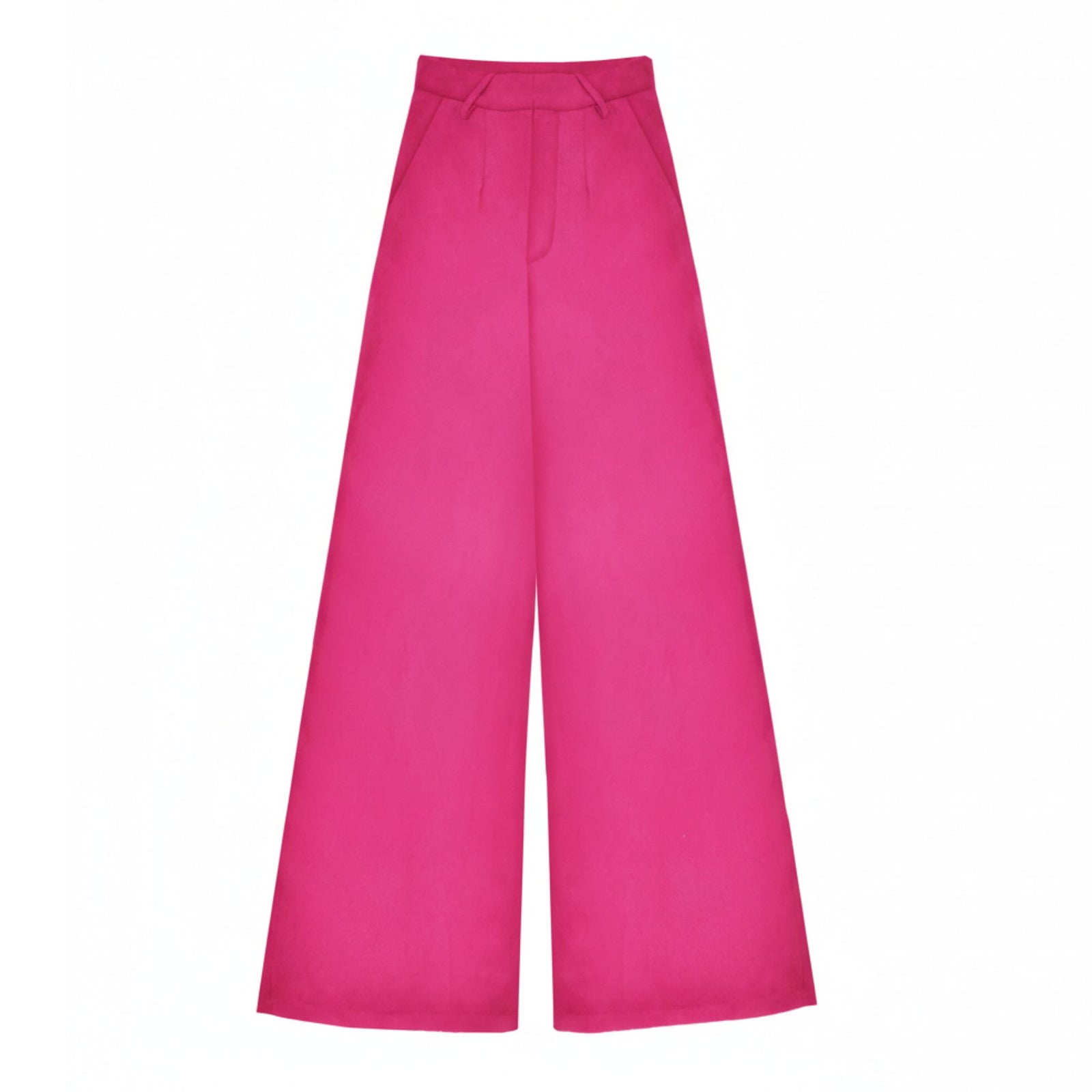 Flared Trousers | Pink