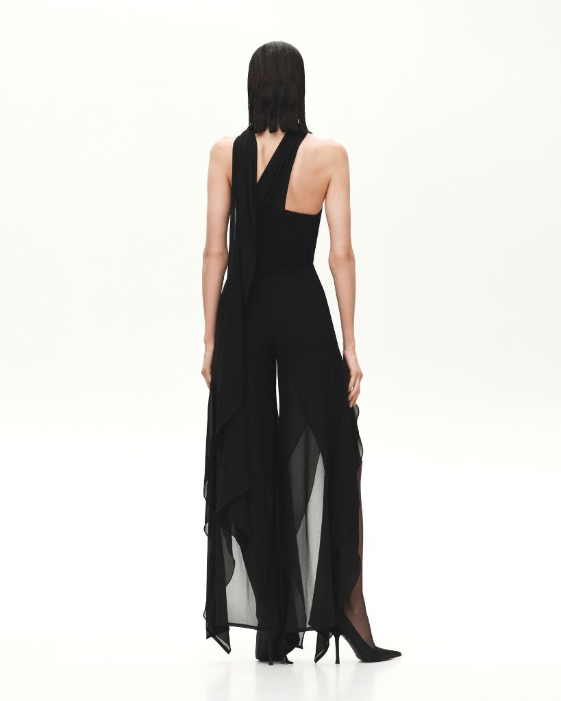 KRIS MARAN -Shawl-Collared Catsuit buy at DOORS NYC