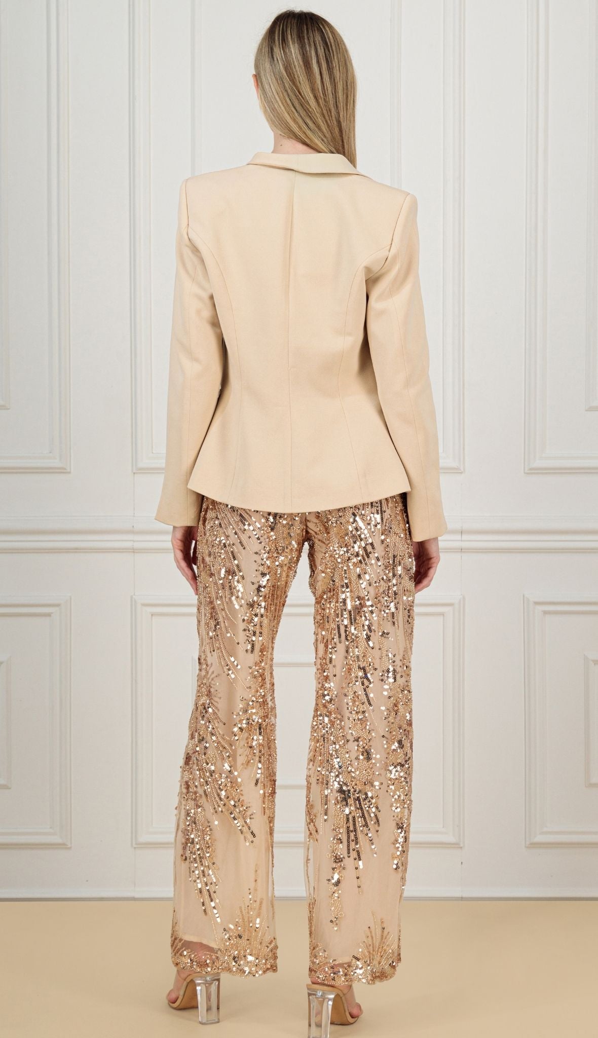 KAIANE DESIGNS - Dazzling Ensemble | Beige at DOORS NYC