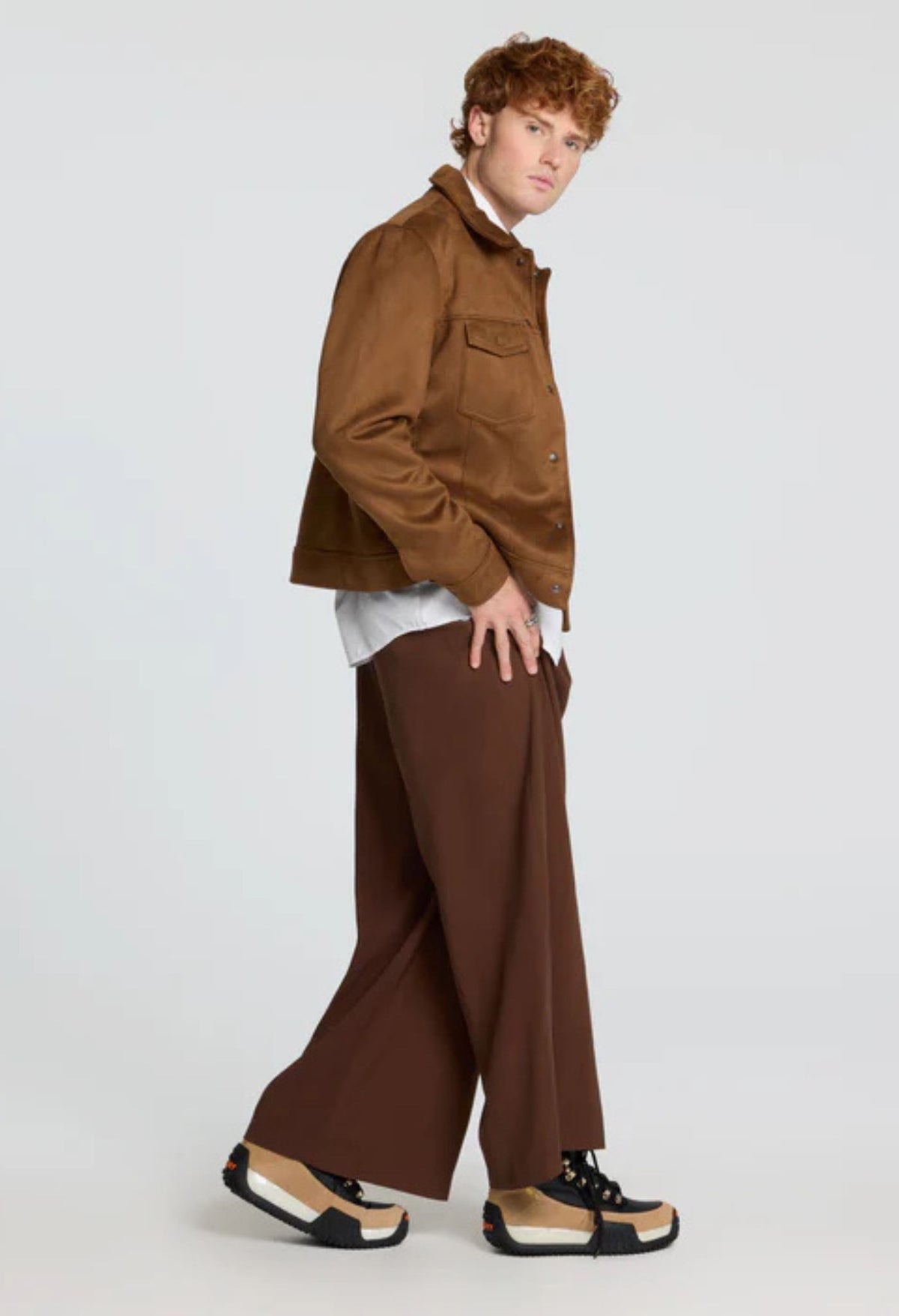 FRESHY - Navigator High-Top Sneakers | Tan at DOORS NYC  