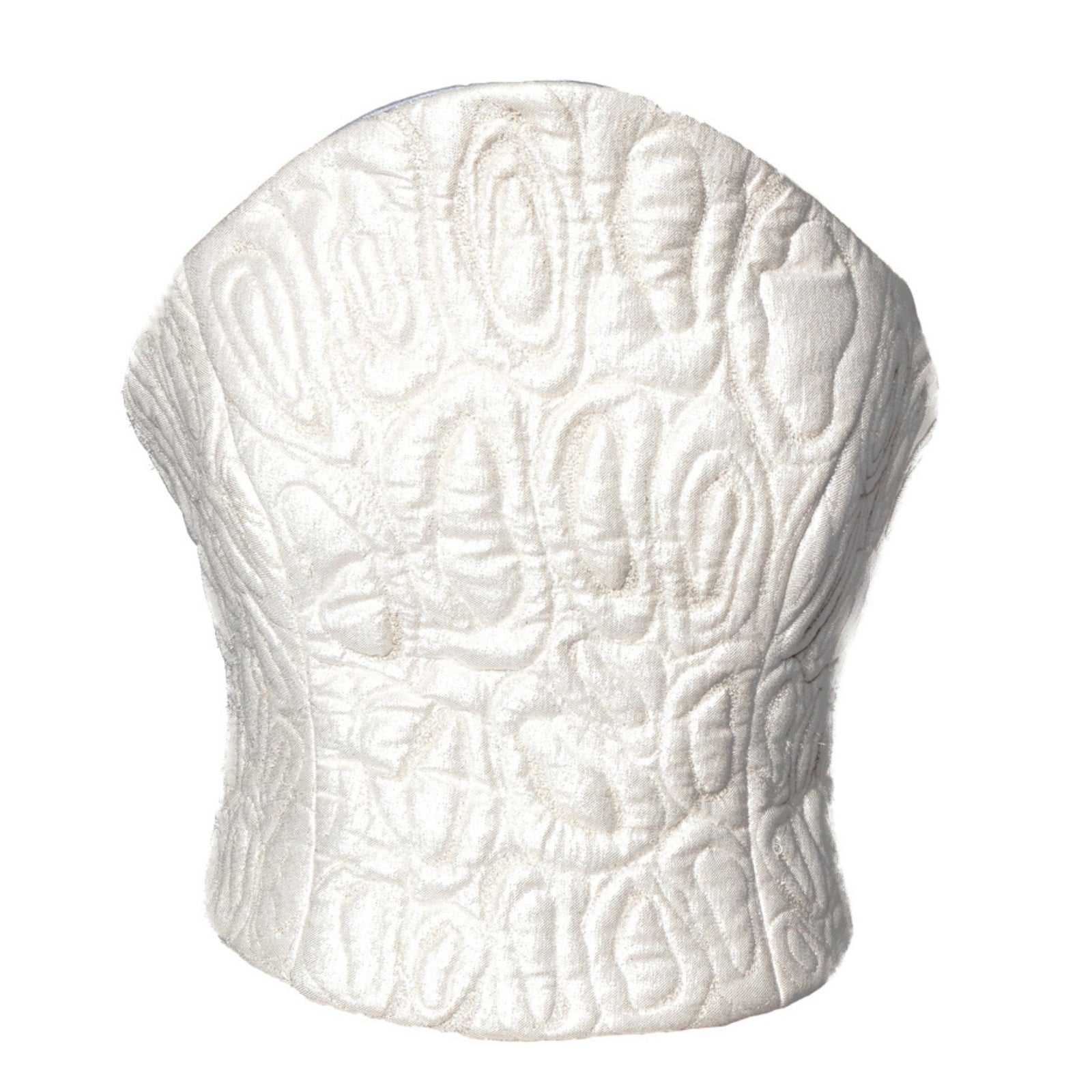 OTKUTYR - Oyster Cluster Corset | White, buy at DOORS NYC