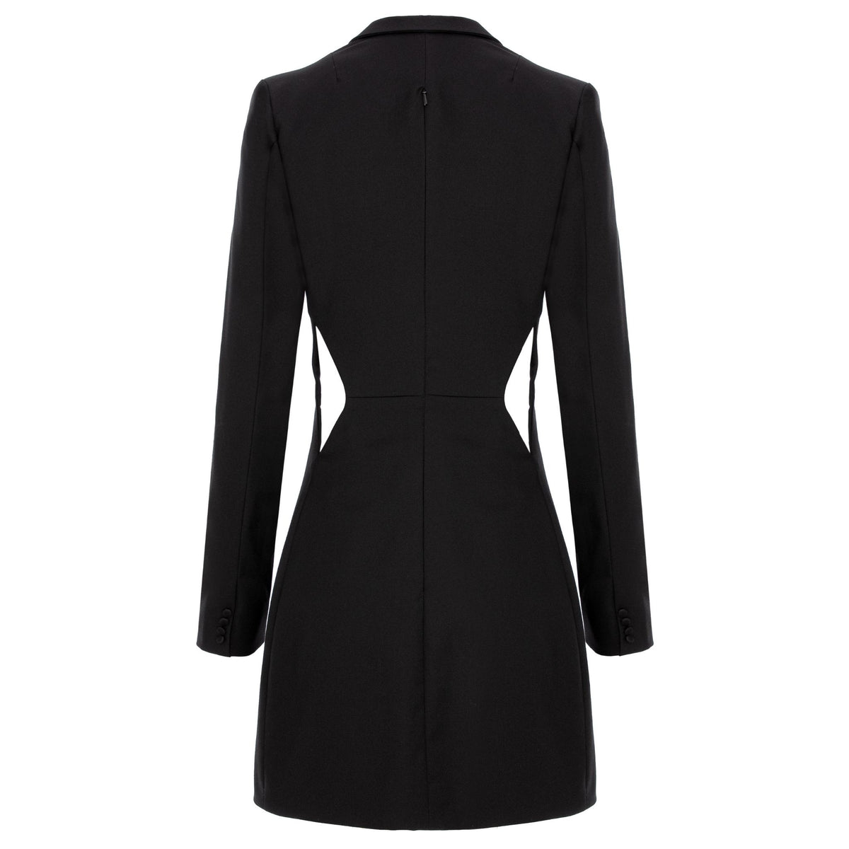 Black Cut-out Blazer Dress