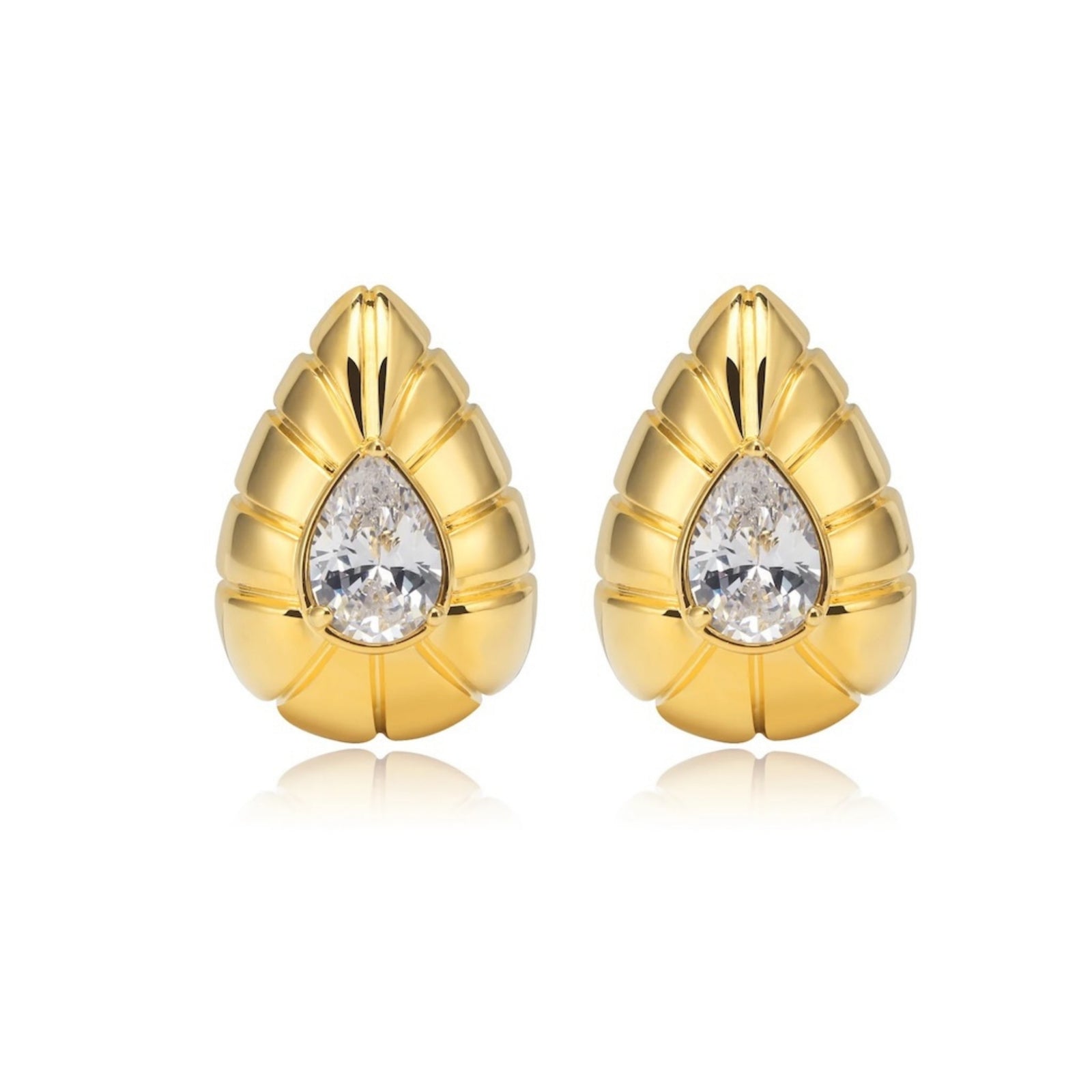 ZEPPLIN THE LABEL - Solara Earrings | Gold, buy at DOORS NYC