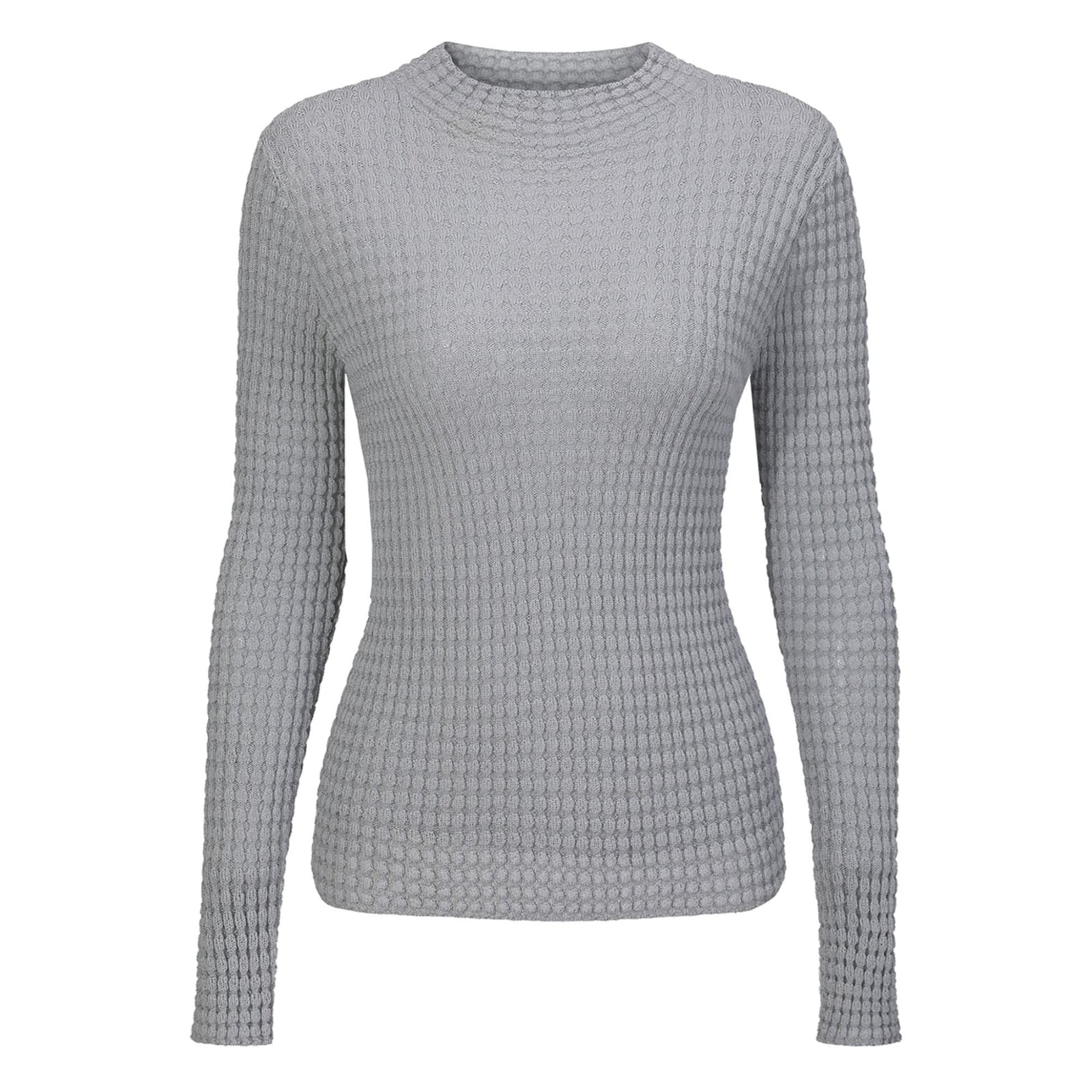 NUAJE NUAJE - Merino Textured Top | Gray, buy at DOORS NYC