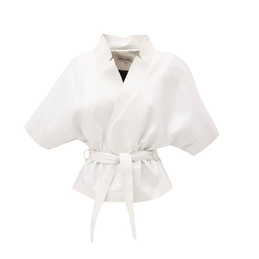 JULIA ALLERT - Fashion Kimono Vest | White, buy at DOORS NYC