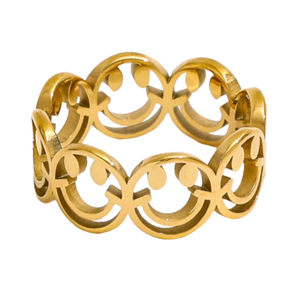 CELOVIS -  Everjoy Smile Ring |  Gold, buy at DOORS NYC