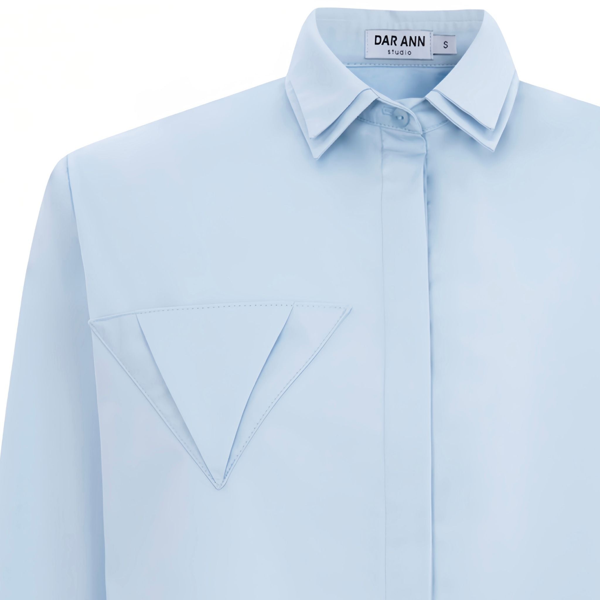 DAR ANN STUDIO - DUNE Shirt | Light Blue, buy at DOORS NYC