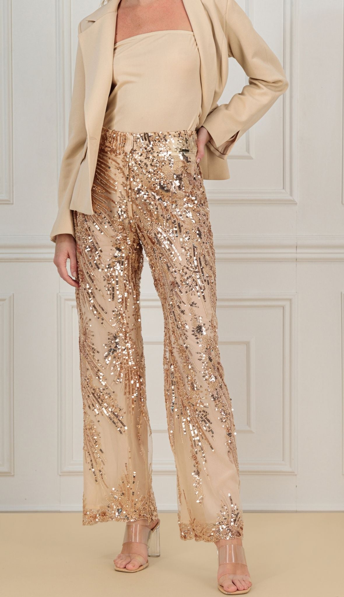 KAIANE DESIGNS - Dazzling Ensemble | Beige at DOORS NYC