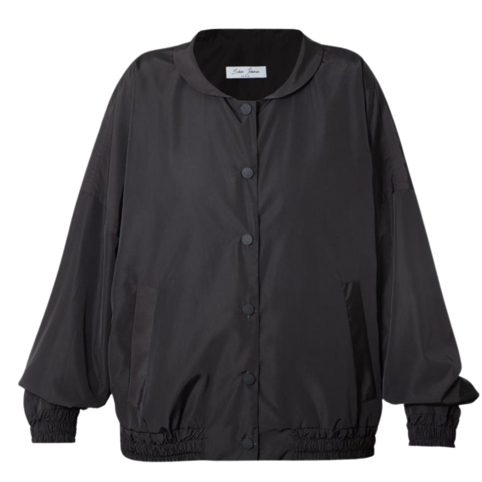 Black Embroidered Bomber Jacket | PR Sample