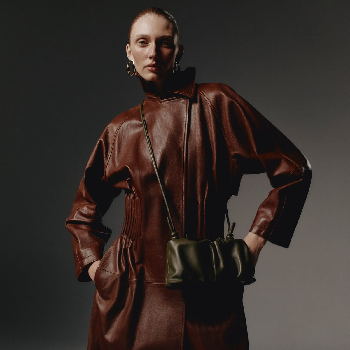 VIKELE STUDIO - Rosie Bag | Olive, buy at DOORS NYC