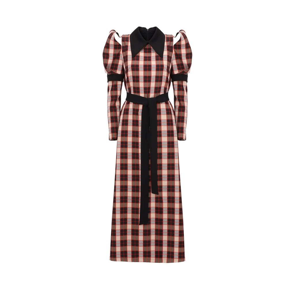 Cold Shoulder Long Sleeve Dress