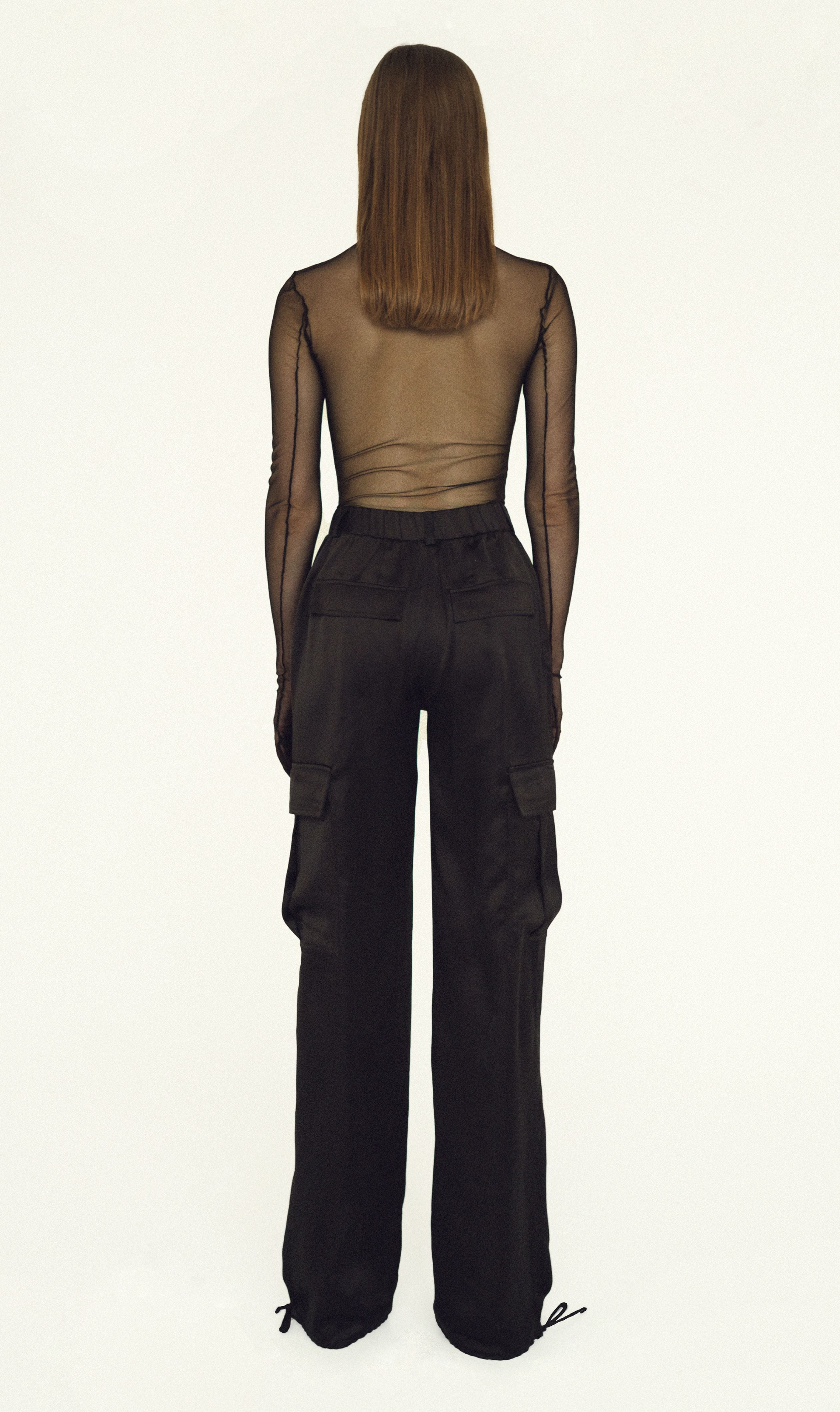 KRIS MARAN - Silky Cargo Pants buy at DOORS NYC