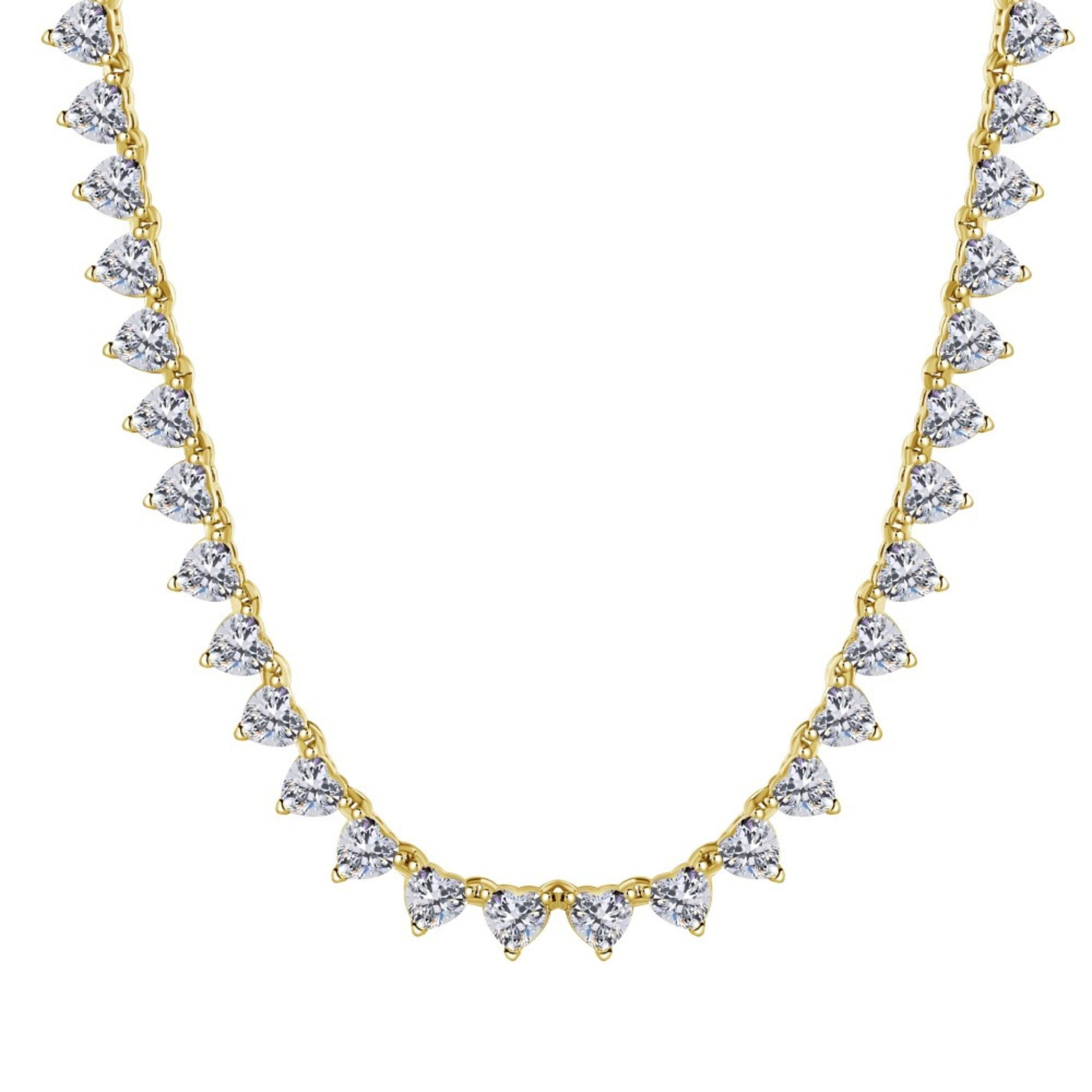 The Mon Amour Necklace In Gold