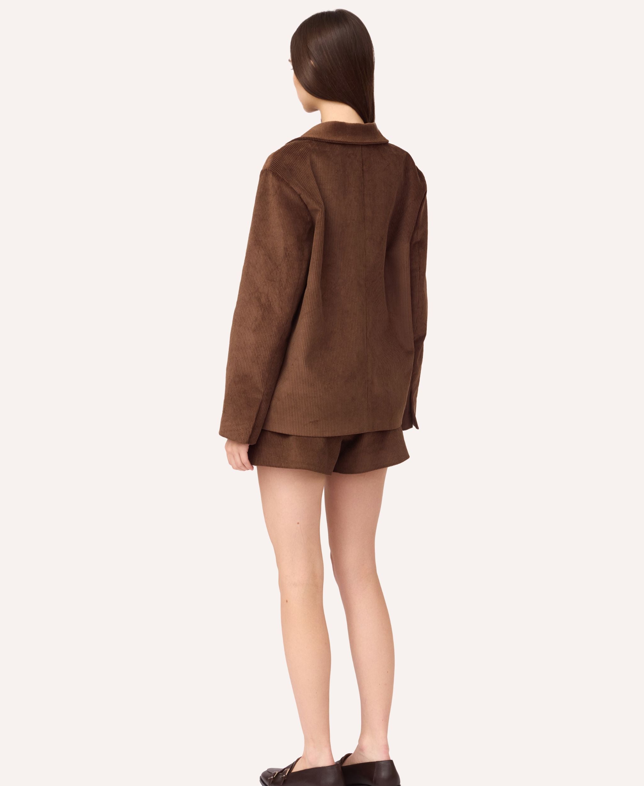 SOTROPA - Velvet Blazer | Browny, buy at DOORS NYC
