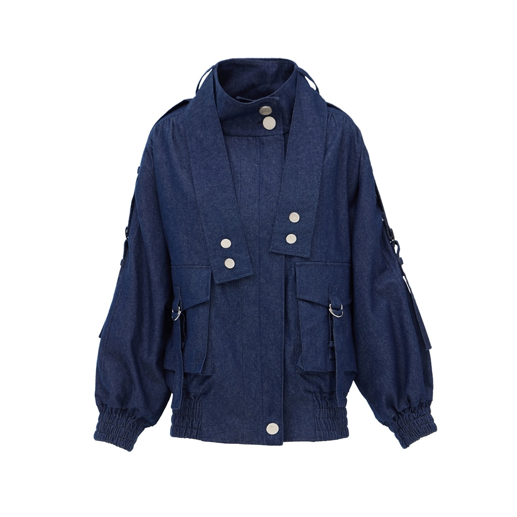 JULIA ALLERT - Urban Utility Denim Jacket | Blue, buy at DOORS NYC