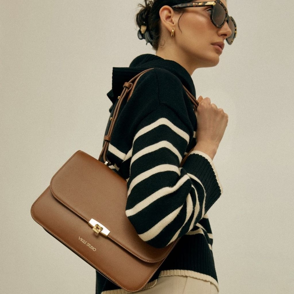 VIKELE STUDIO - Sofie Bag | Caramel, buy at DOORS NYC