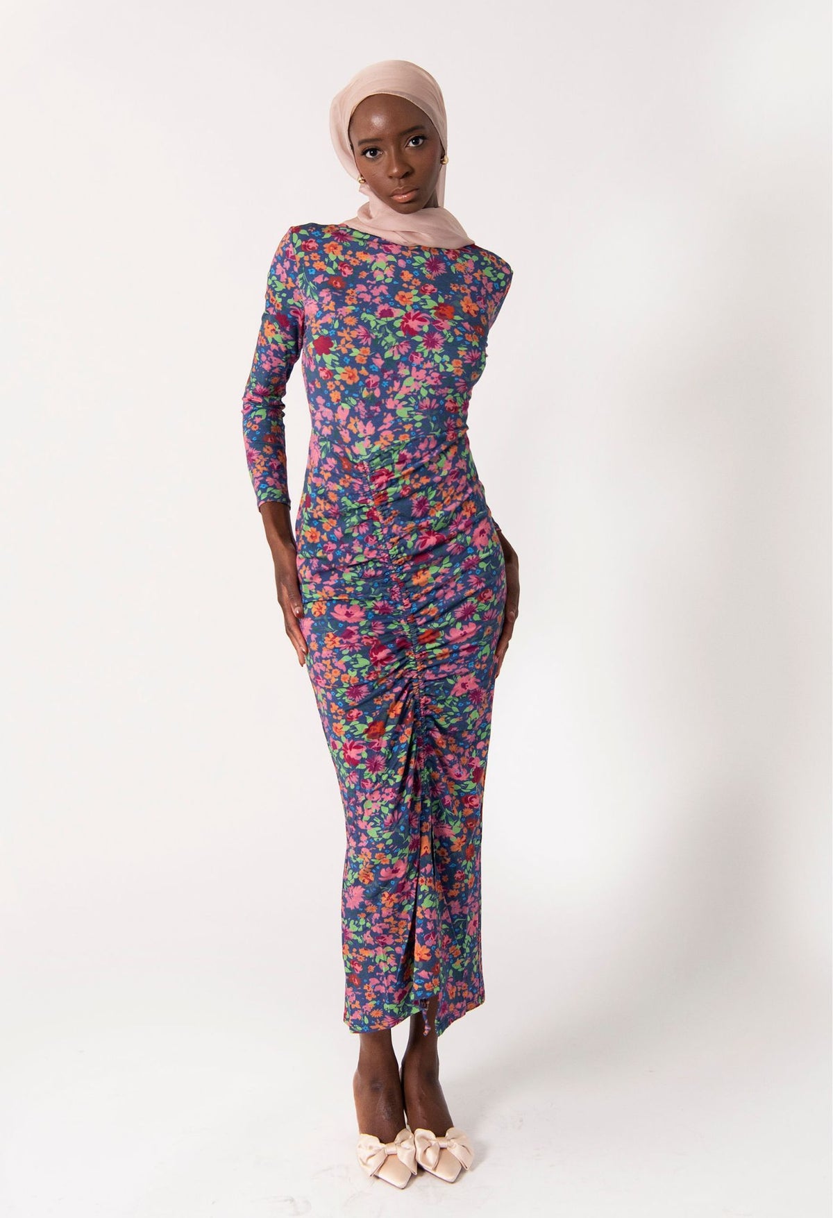 CITIZENS OF THE WORLD - Long Sleeve Maxi Bodycon Dress, buy at DOORS NYC