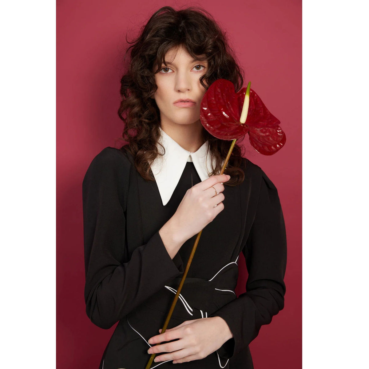 Formal Midi Dress | Black