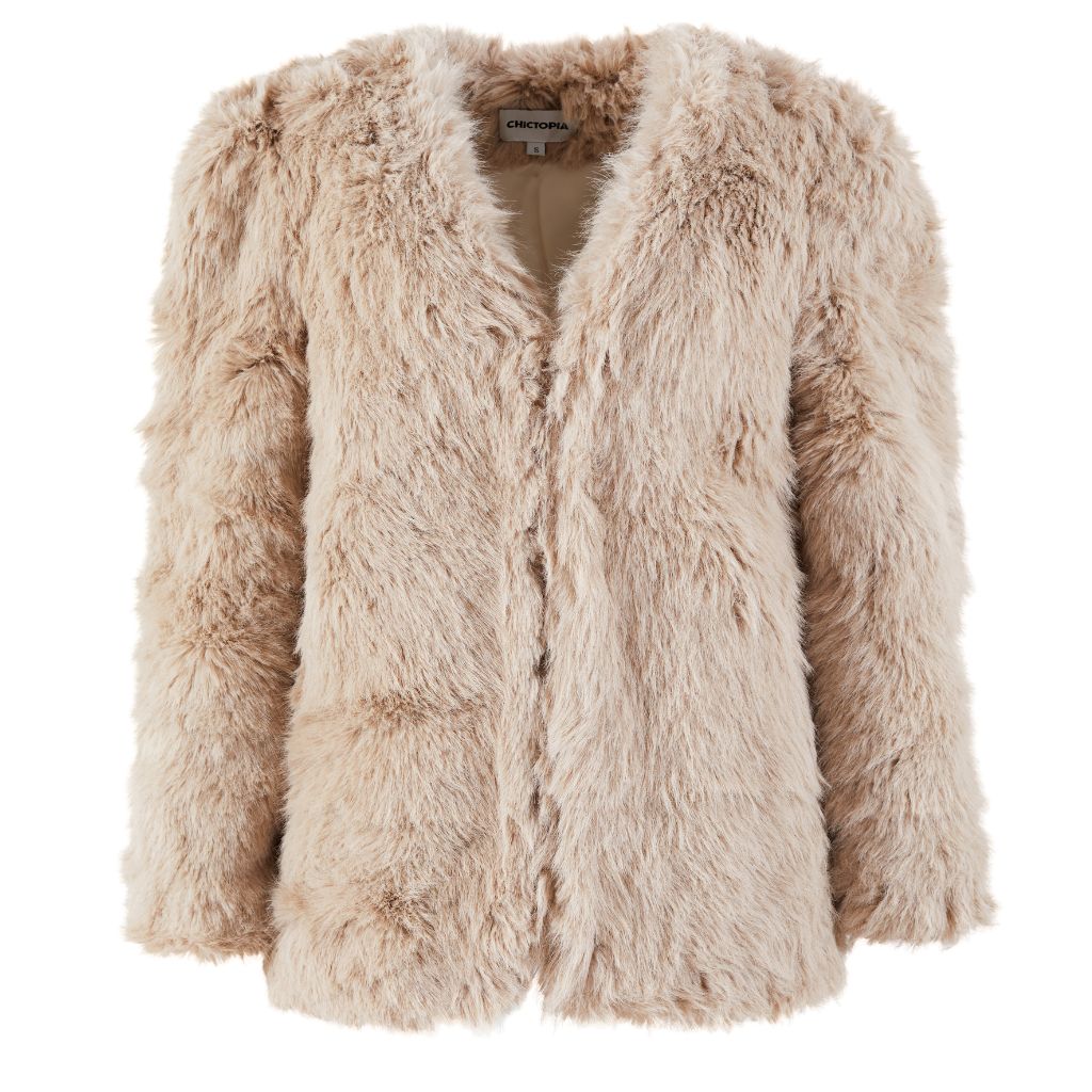CHICTOPIA - Faux Fur Jacket, buy at DOORS NYC