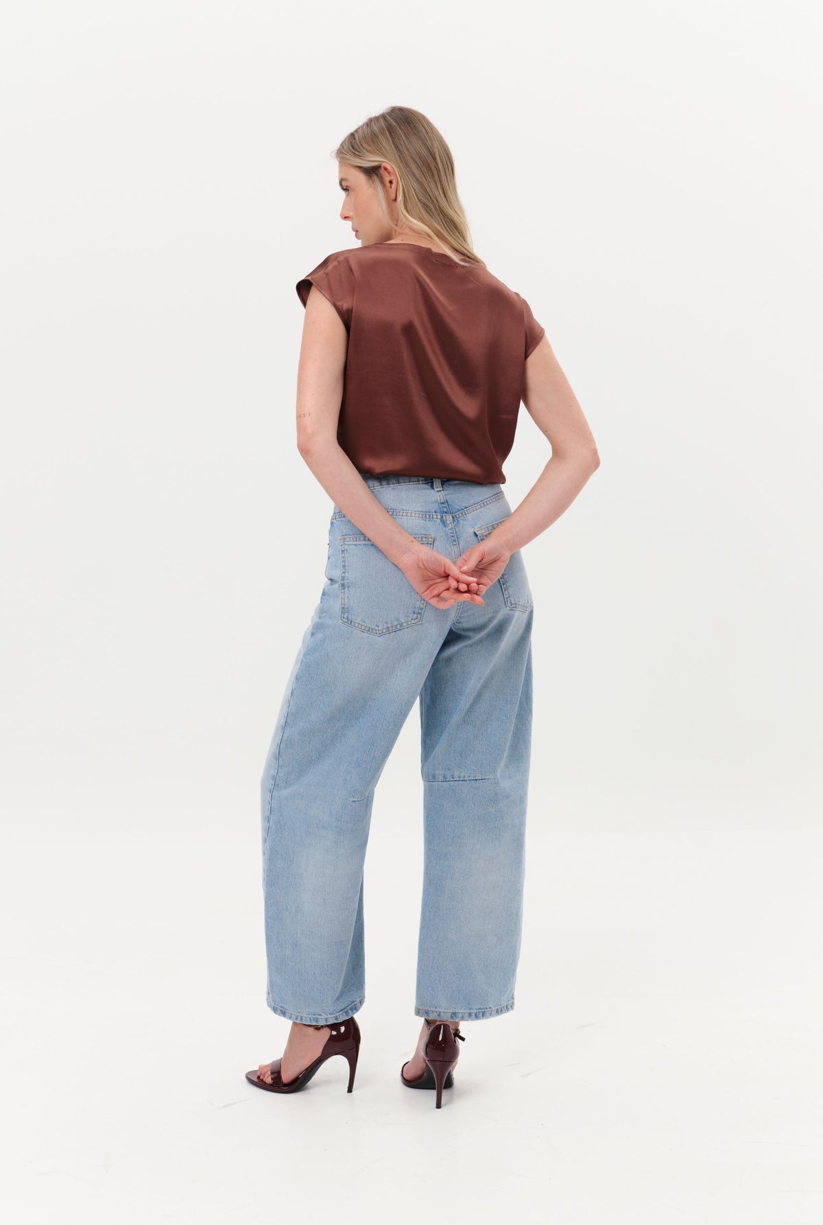 DAR ANN STUDIO - OCEAN Top | Mocha, buy at DOORS NYC