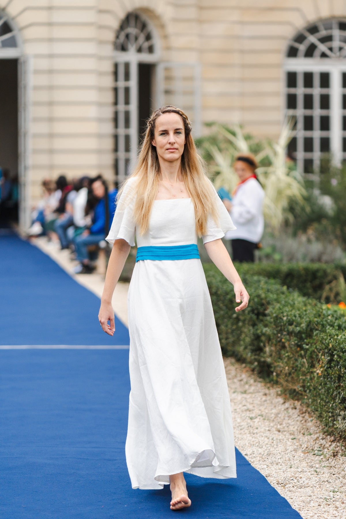 DIVINE HARMONIE - Divine Water Linen Maxi Dress, buy at DOORS NYC