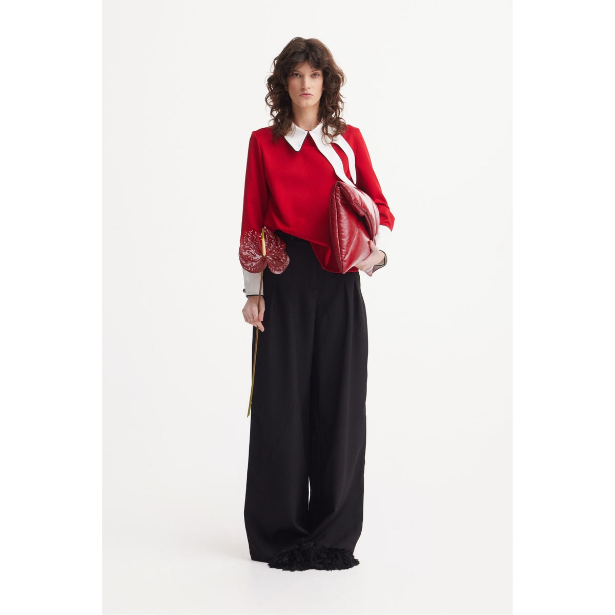 Formal Wide Leg Palazzo Trousers | Black