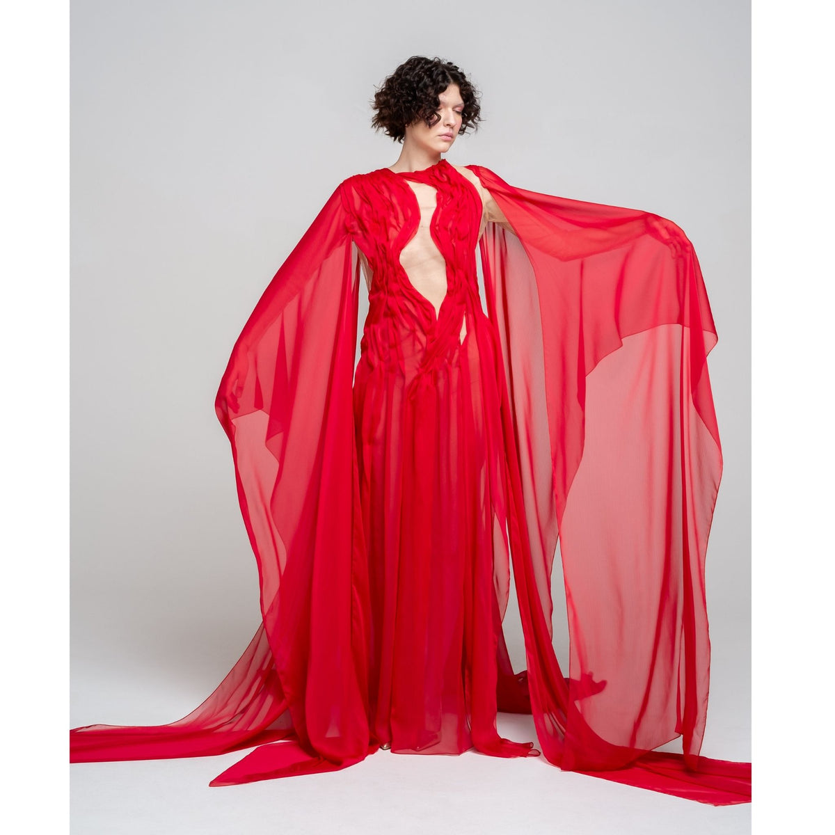 Red Aphrodite Divina Gown