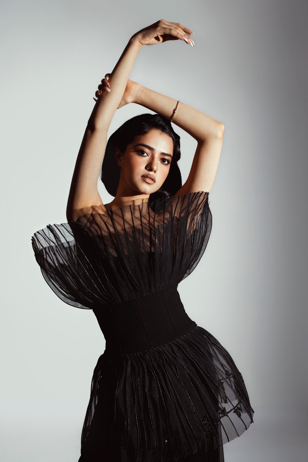 ELSA NILAJ - Floral Structured Corset, buy at DOORS NYC