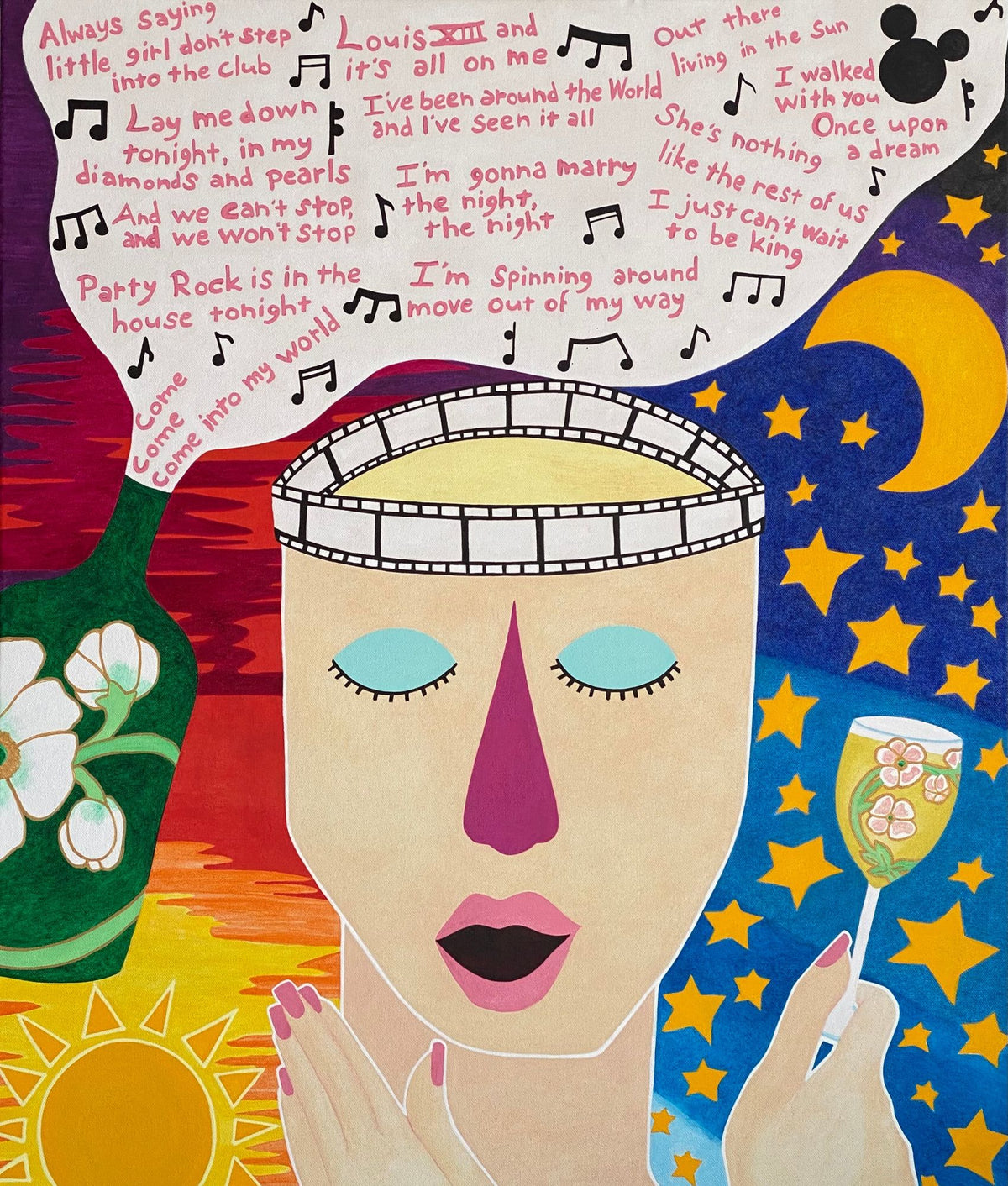 HEINI MIKA - T.G.I.F | Painting, buy at DOORS NYC