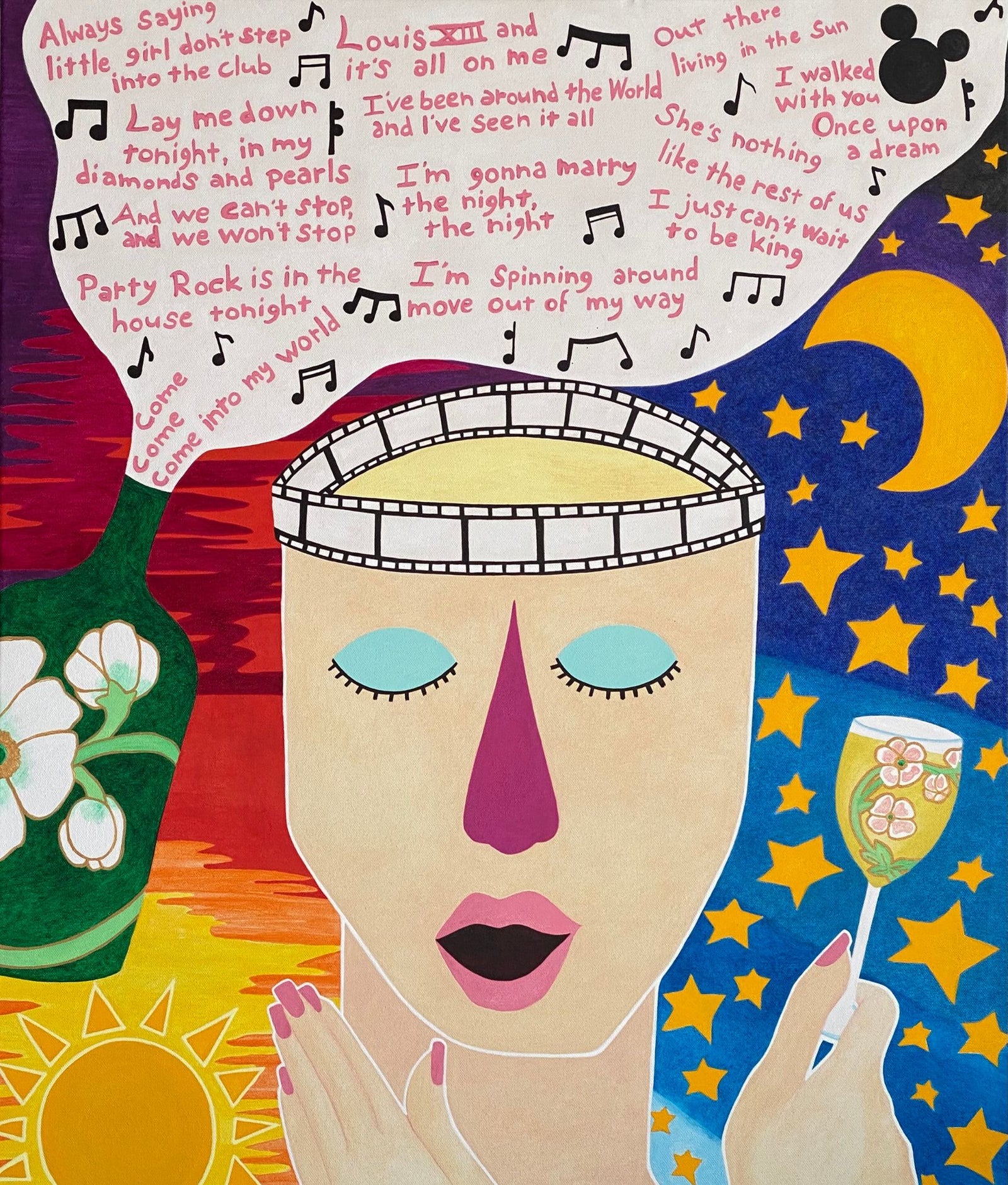 HEINI MIKA - T.G.I.F | Painting, buy at DOORS NYC