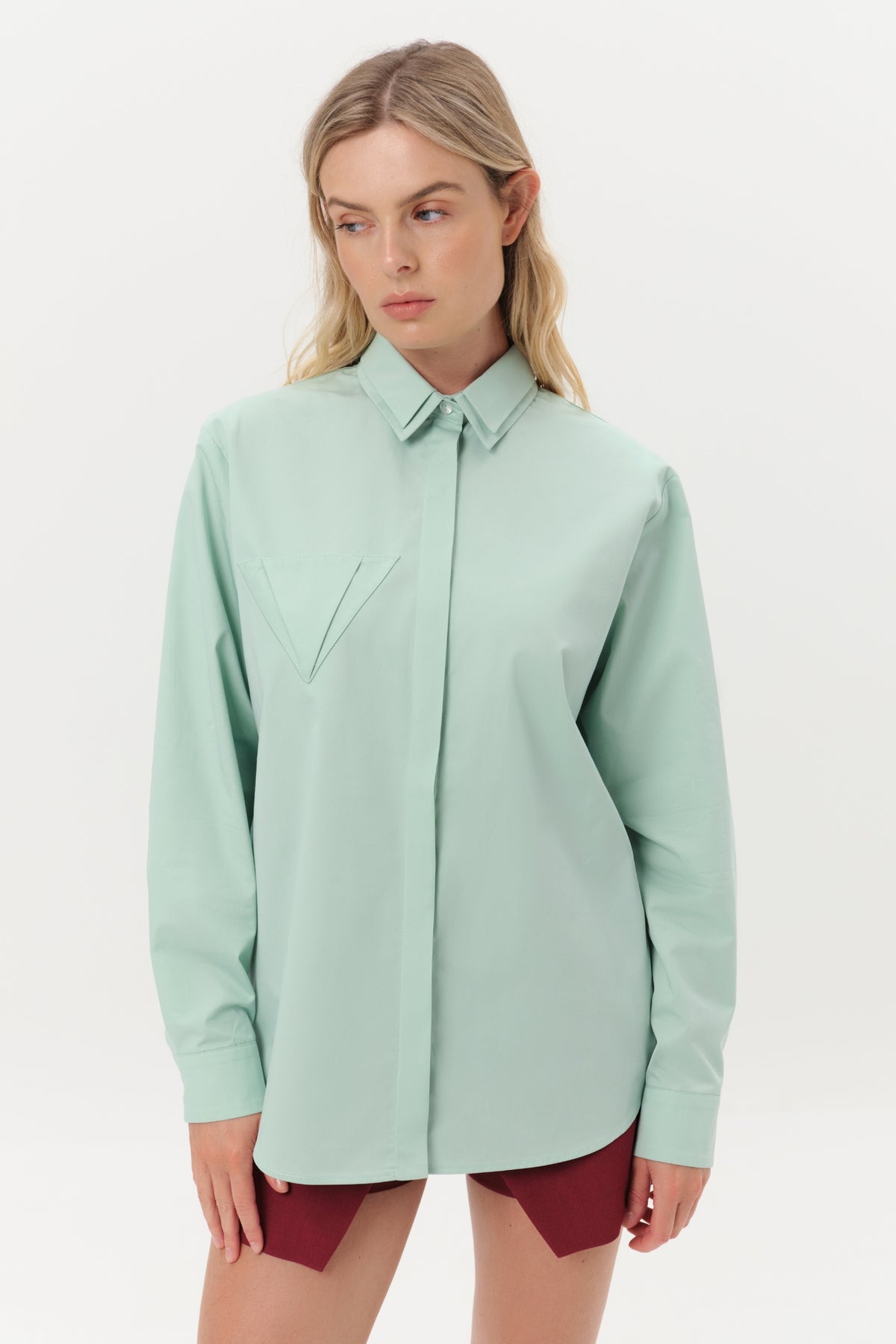 DAR ANN STUDIO - Mint DUNE Shirt, buy at DOORS NYC