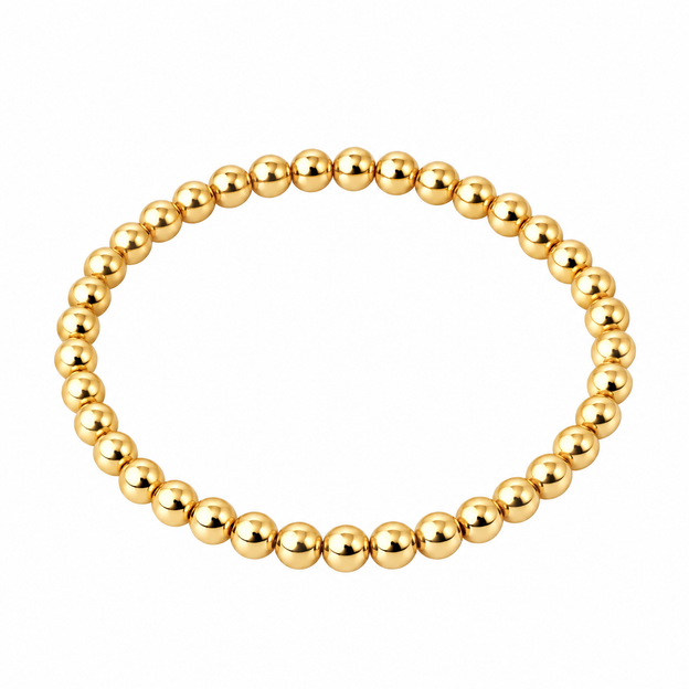 The Gold Stackable Bracelet 4mm
