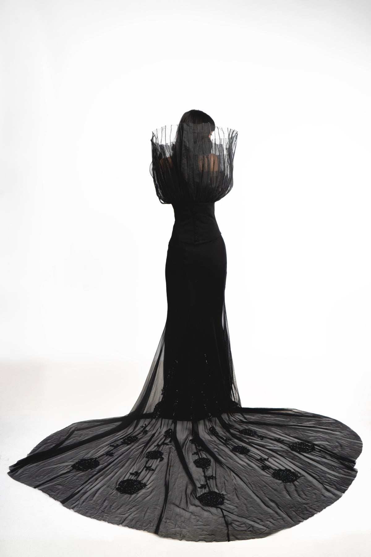 ELSA NILAJ - Embroidered Mermaid Skirt, buy at DOORS NYC