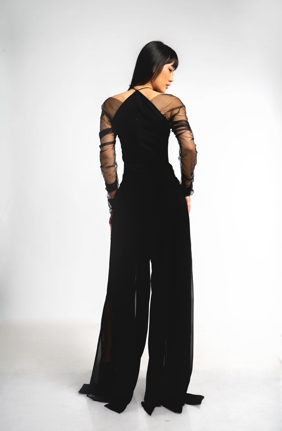 ELSA NILAJ - Paneled Flare Trousers, buy at DOORS NYC