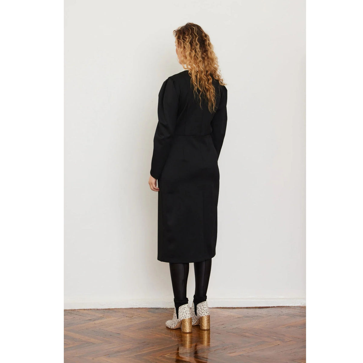 Formal Midi Dress | Black