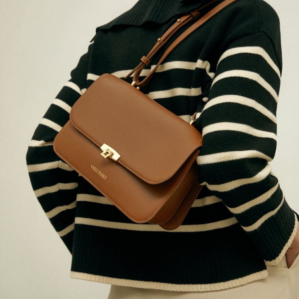 VIKELE STUDIO - Sofie Bag | Caramel, buy at DOORS NYC