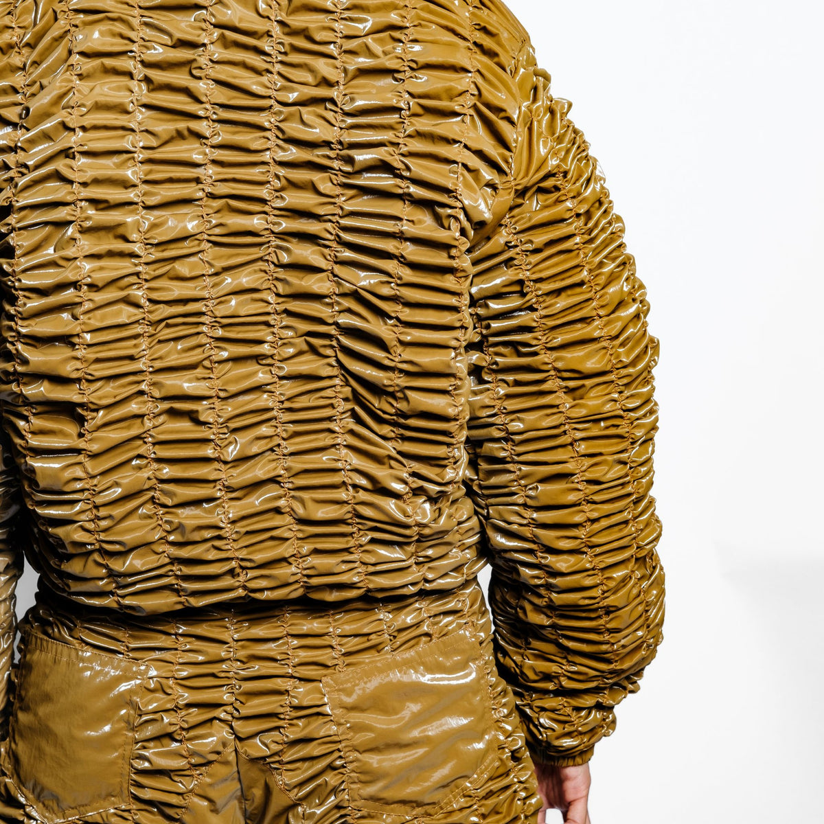 OTKUTYR - Y2K Bomber | Tan, buy at DOORS NYC