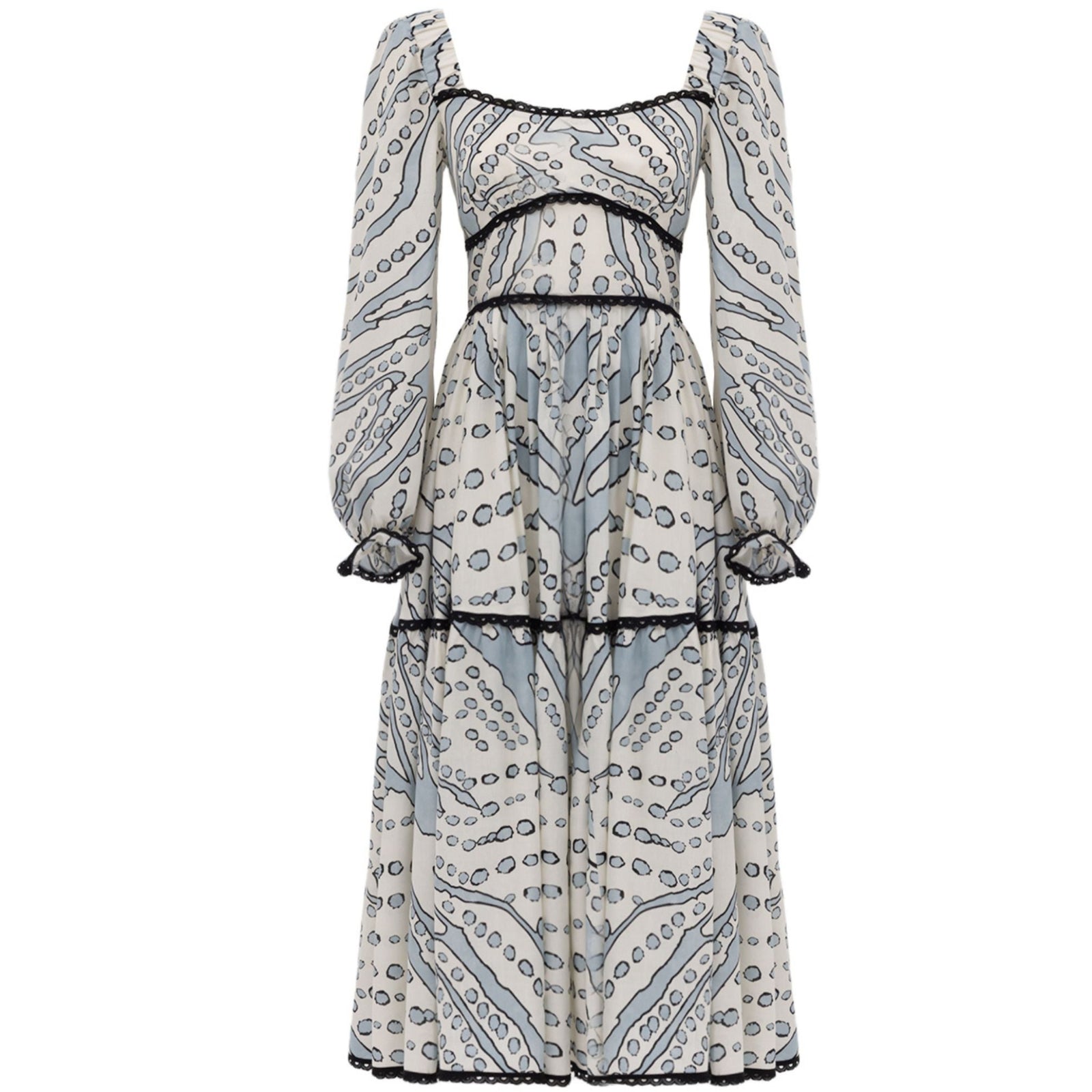 Long Sleeve Octavia Print Dress