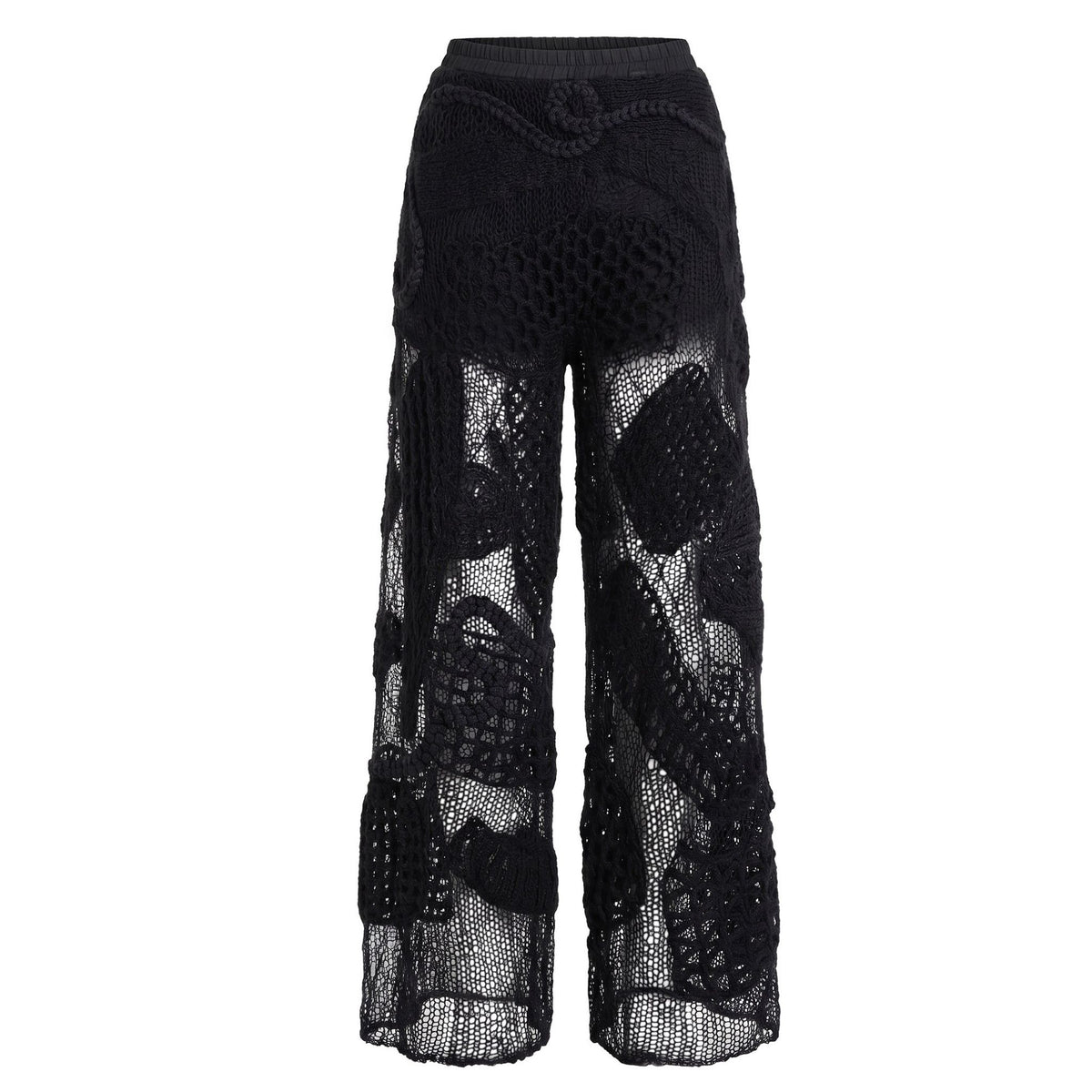 Nocturne Tide Tulle Pants in Black