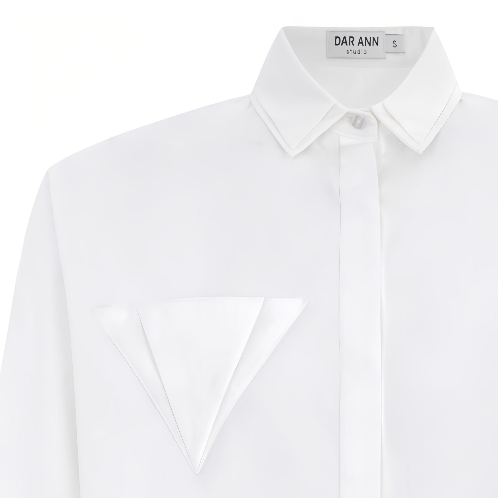 DAR ANN STUDIO - DUNE Shirt |  White, buy at DOORS NYC