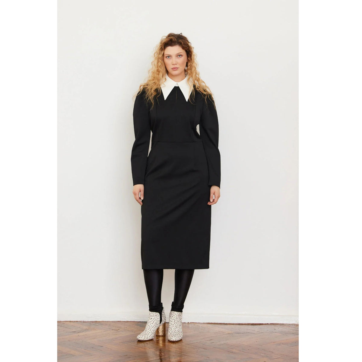 Formal Midi Dress | Black